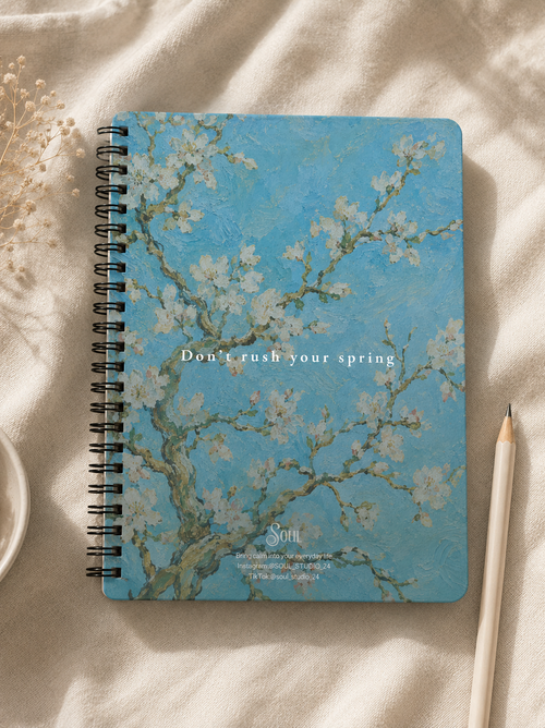 Blossom Notebook — "ستزهر ولو بعد حين" (Soul Collection)